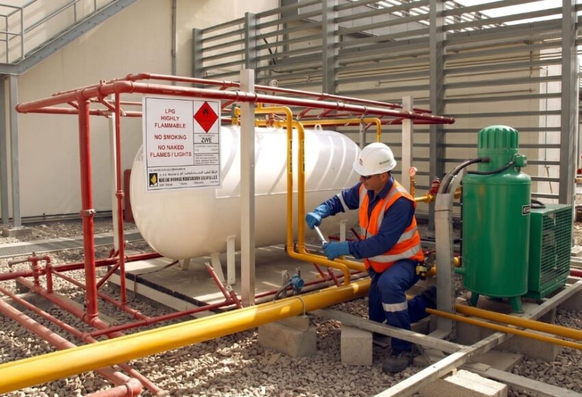 central gas system